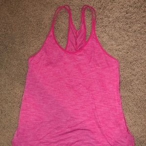 Pink Lululemon tank top size 6/8